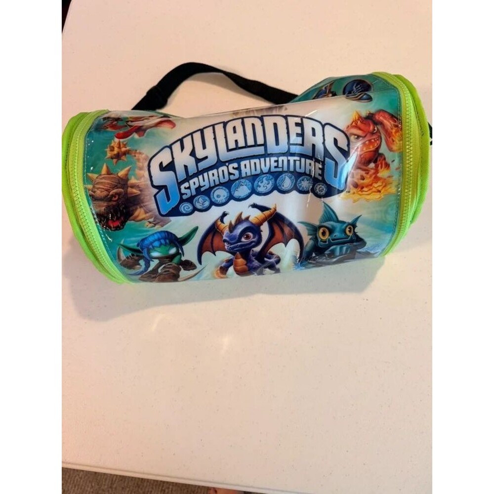 Skylanders Figures Storage Case Spyro's Adventure Zipper Adjustable Carry Bag